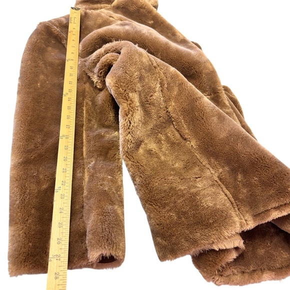 J. Crew Faux Fur Peacoat Brown Women’s Size XL NEW - Picture 16 of 16